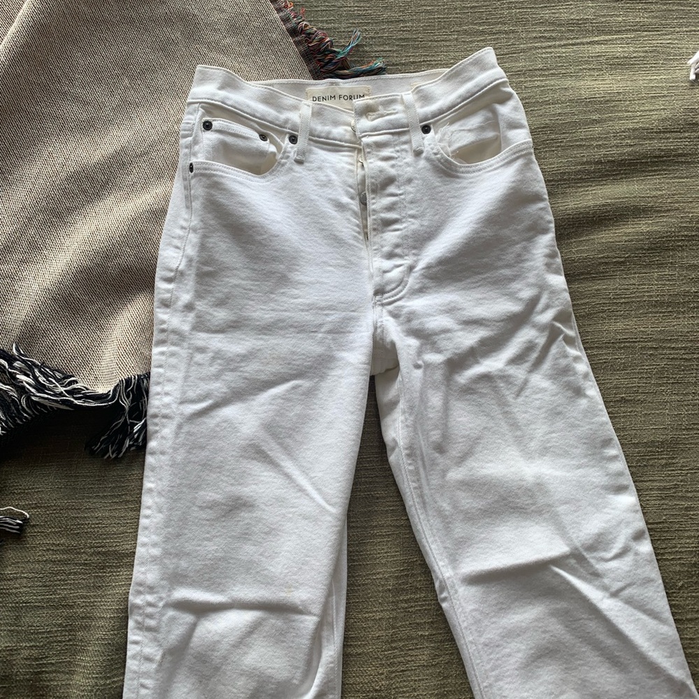 DENIM FORUM The Arlo High Rise Straight (Aritzia)